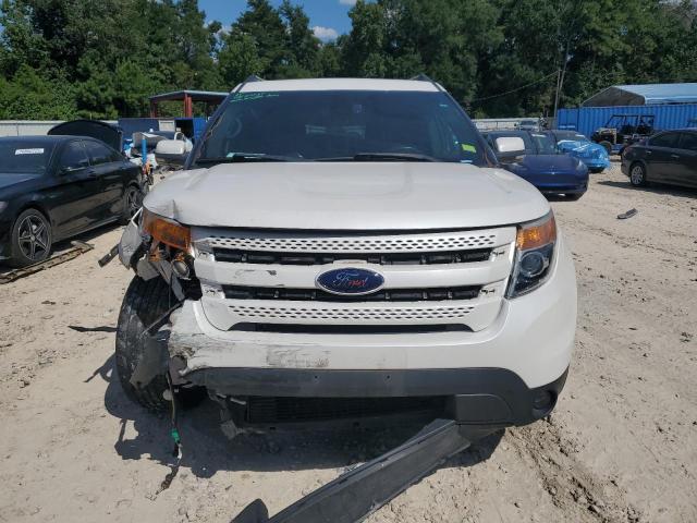 1FM5K8F83DGA35958 - 2013 FORD EXPLORER LIMITED WHITE photo 5