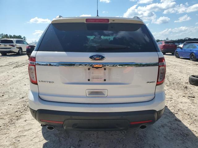 1FM5K8F83DGA35958 - 2013 FORD EXPLORER LIMITED WHITE photo 6