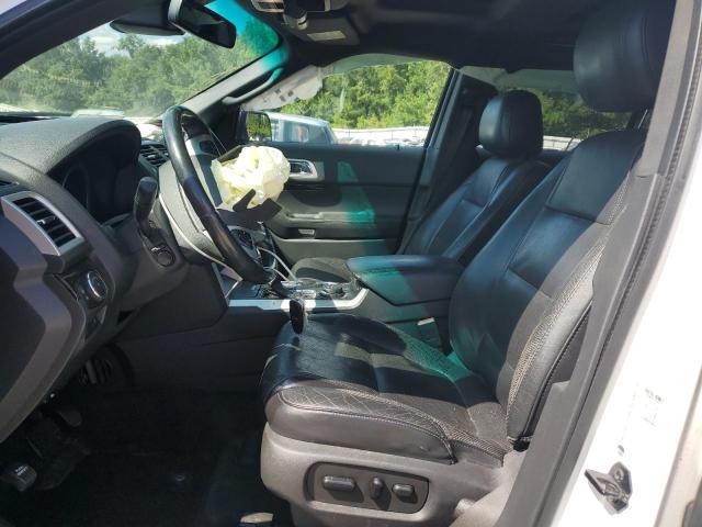 1FM5K8F83DGA35958 - 2013 FORD EXPLORER LIMITED WHITE photo 7