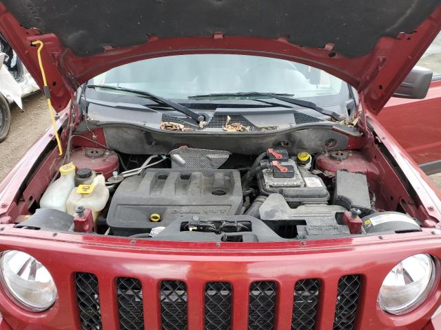 1C4NJPFBXCD627077 - 2012 JEEP PATRIOT LATITUDE BURGUNDY photo 12