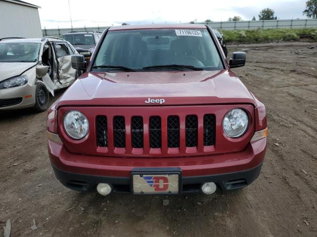 1C4NJPFBXCD627077 - 2012 JEEP PATRIOT LATITUDE BURGUNDY photo 5