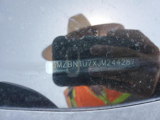 3MZBN1U7XJM244287 - 2018 MAZDA 3 SPORT Negro foto 12