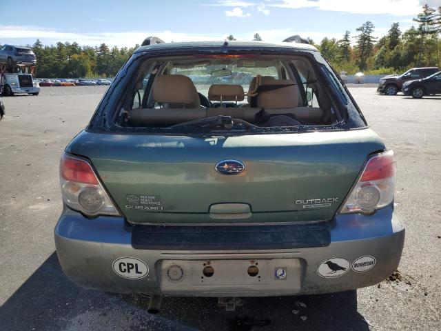 JF1GG63607H801784 - 2007 SUBARU IMPREZA OUTBACK SPORT GREEN photo 6