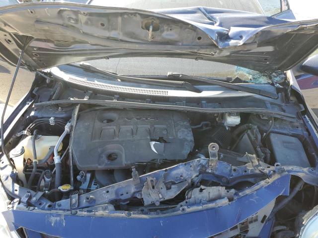 5YFBU4EEXCP003796 - 2012 TOYOTA COROLLA BASE BLUE photo 11