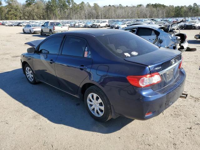 5YFBU4EEXCP003796 - 2012 TOYOTA COROLLA BASE BLUE photo 2