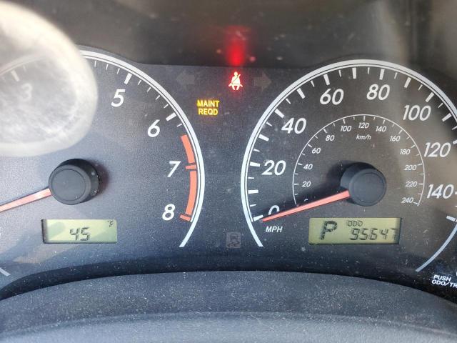 5YFBU4EEXCP003796 - 2012 TOYOTA COROLLA BASE BLUE photo 9