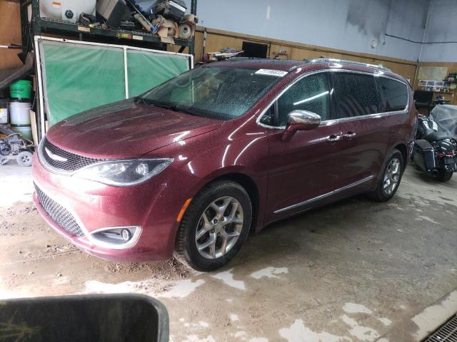 2C4RC1GG4JR292346 - 2018 CHRYSLER PACIFICA LIMITED MAROON photo 1