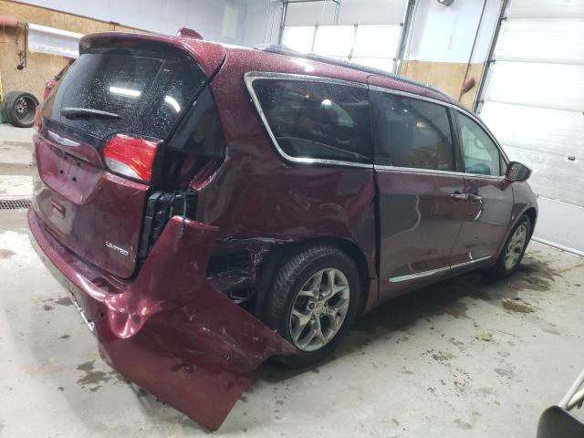 2C4RC1GG4JR292346 - 2018 CHRYSLER PACIFICA LIMITED MAROON photo 3