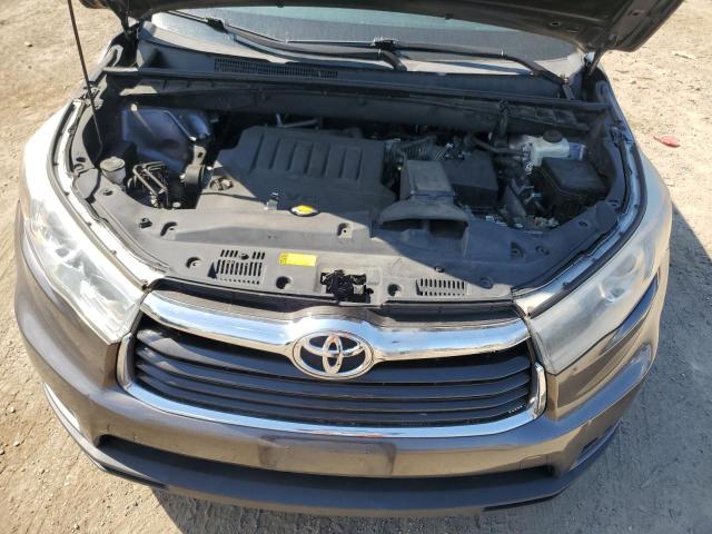 5TDJKRFH5FS106434 - 2015 TOYOTA HIGHLANDER XLE GRAY photo 12