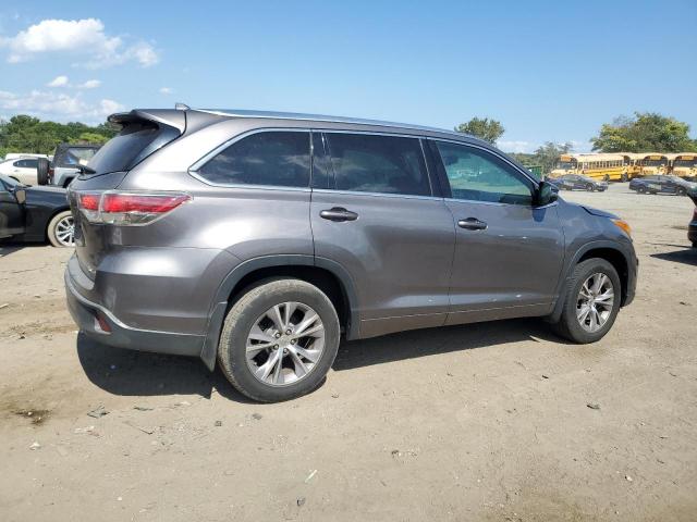 5TDJKRFH5FS106434 - 2015 TOYOTA HIGHLANDER XLE GRAY photo 3