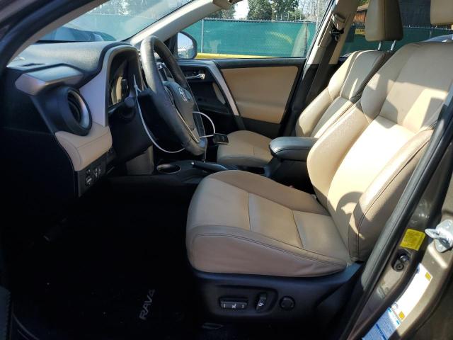 JTMDFREV6FD097201 - 2015 TOYOTA RAV4 LIMITED ნაცრისფერი ფოტო 7