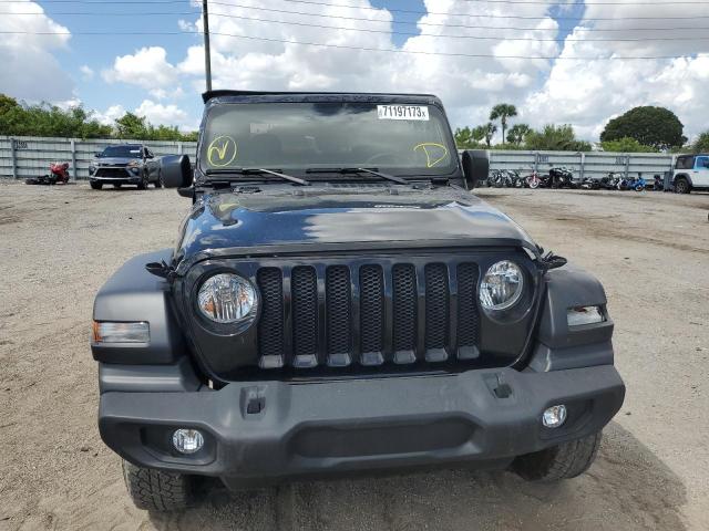 1C4HJXAG7MW691194 - 2021 JEEP WRANGLER SPORT BLACK photo 5