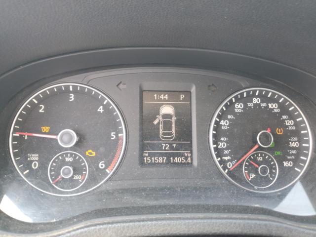 1VWCN7A39DC147869 - 2013 VOLKSWAGEN PASSAT SEL Gümüş foto 9