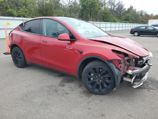 5YJYGDEE3LF045935 - 2020 TESLA MODEL Y 红色 照片 4