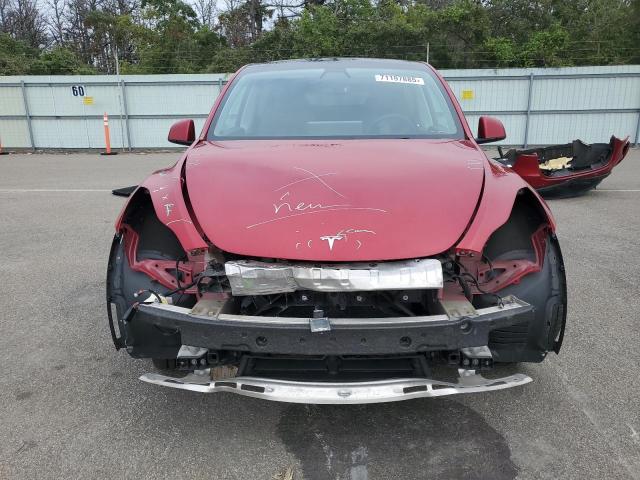 5YJYGDEE3LF045935 - 2020 TESLA MODEL Y 红色 照片 5
