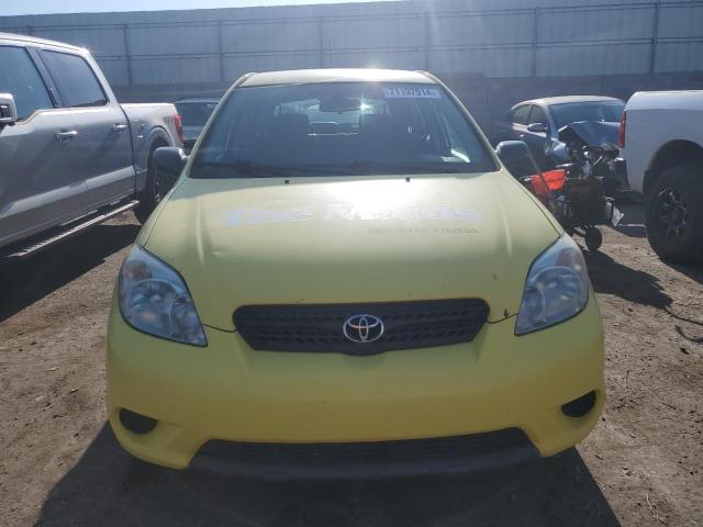 2T1KR32E87C648243 - 2007 TOYOTA COROLLA MA XR YELLOW photo 5