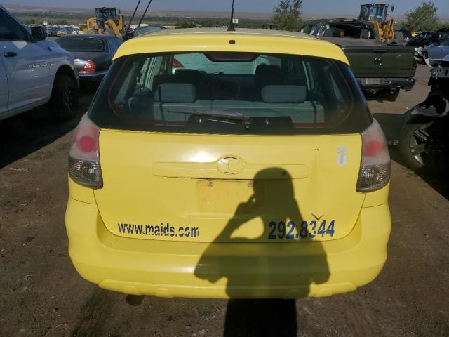 2T1KR32E87C648243 - 2007 TOYOTA COROLLA MA XR YELLOW photo 6