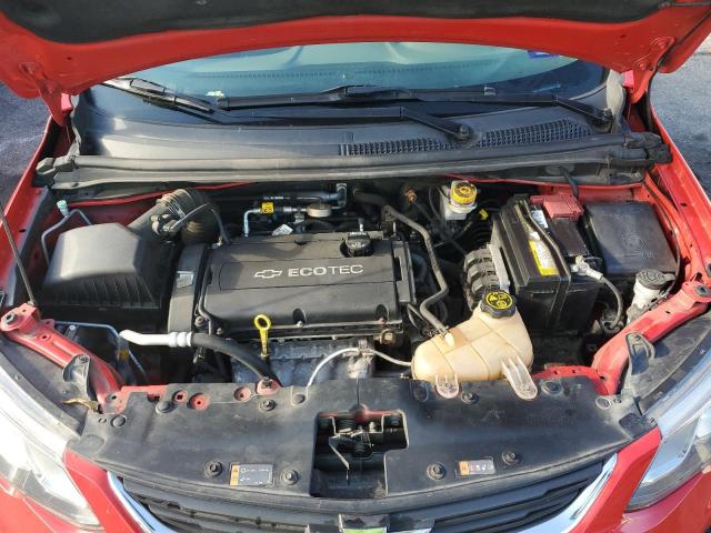 1G1JB5SH3J4102734 - 2018 CHEVROLET SONIC LS წითელი ფოტო 11