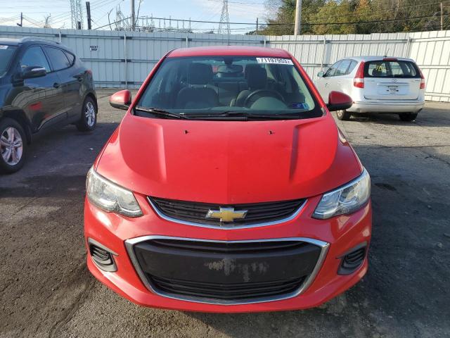1G1JB5SH3J4102734 - 2018 CHEVROLET SONIC LS წითელი ფოტო 5