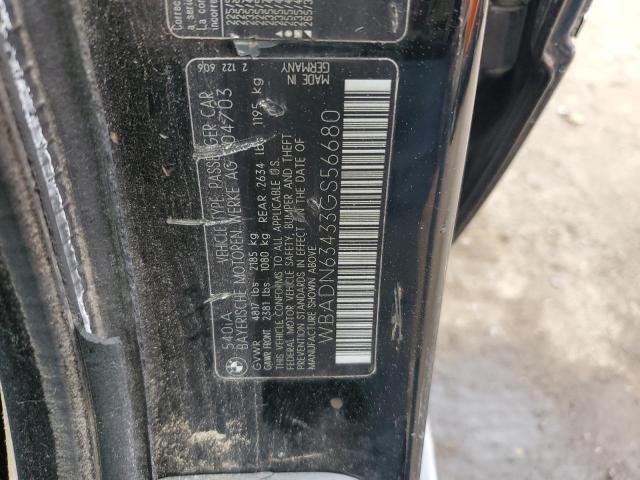WBADN63433GS56680 - 2003 BMW 540 I AUTOMATIC 黑色 照片 12