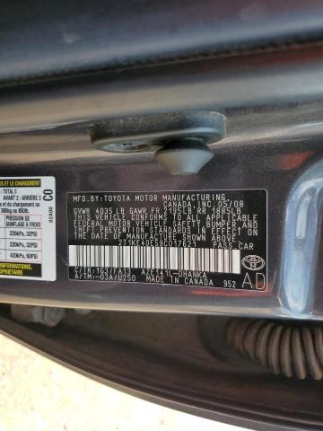 2T1KE40E59C017621 - 2009 TOYOTA MATRIX S Boz foto 12
