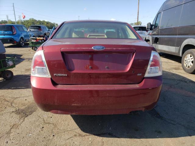 3FAFP07Z96R170818 - 2006 FORD FUSION SE RED photo 6