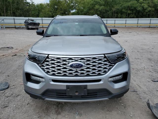 1FM5K8HC4LGA42479 - 2020 FORD EXPLORER PLATINUM SILVER photo 5