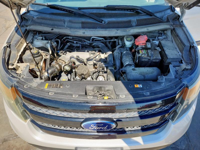 1FM5K8GT6FGB11694 - 2015 FORD EXPLORER SPORT WHITE photo 12