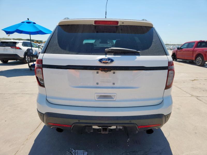 1FM5K8GT6FGB11694 - 2015 FORD EXPLORER SPORT WHITE photo 6