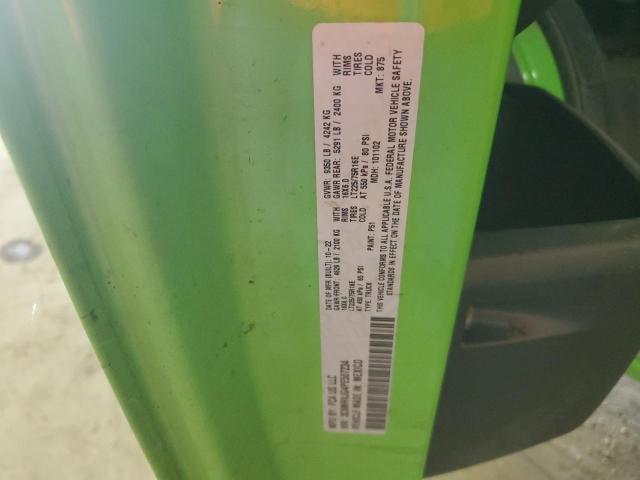 3C6MRVJG4PE507234 - 2023 RAM PROMASTER 3500 HIGH მწვანე ფოტო 12