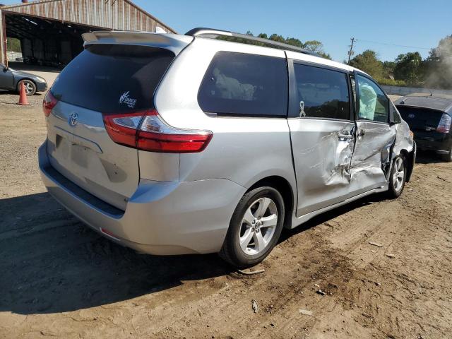 5TDKZ3DC1KS991763 - 2019 TOYOTA SIENNA LE SILVER photo 3