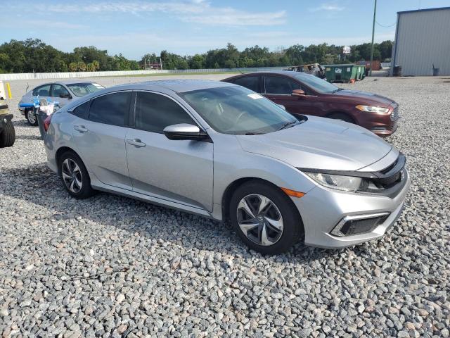 2HGFC2F62MH549789 - 2021 HONDA CIVIC LX SILVER photo 4
