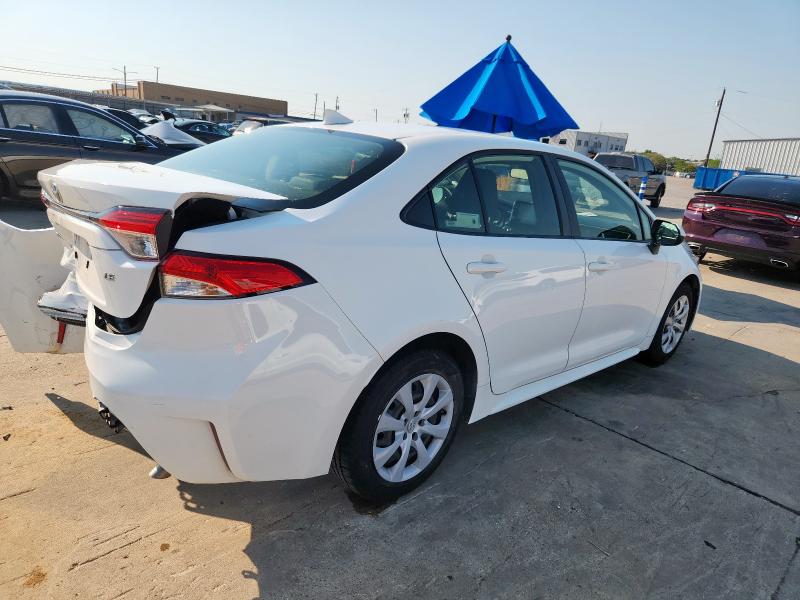 JTDEPRAE4LJ020959 - 2020 TOYOTA COROLLA LE WHITE photo 3