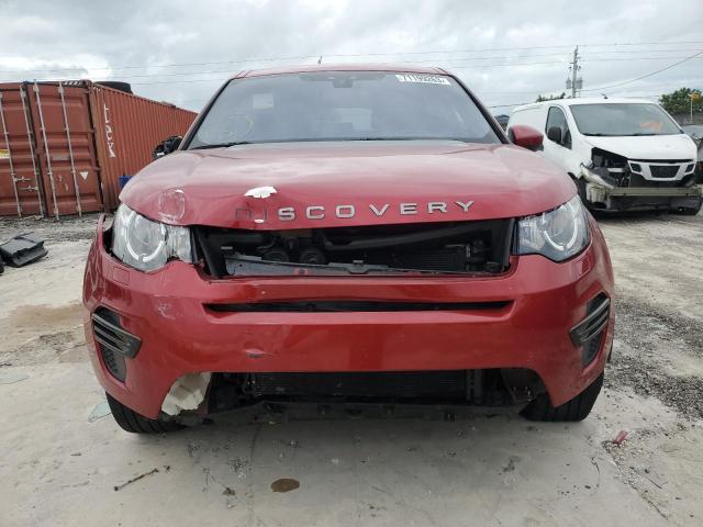 SALCP2RXXJH746309 - 2018 LAND ROVER DISCOVERY SE RED photo 5