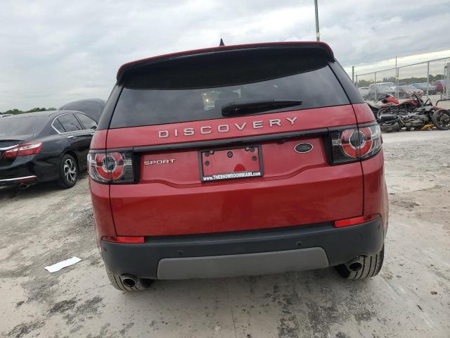 SALCP2RXXJH746309 - 2018 LAND ROVER DISCOVERY SE RED photo 6