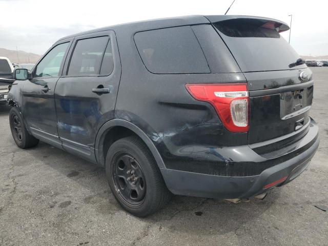 1FM5K8AR5EGA60152 - 2014 FORD EXPLORER POLICE INTERCEPTOR أسود صورة 2