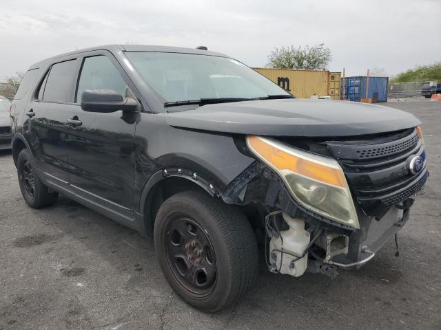1FM5K8AR5EGA60152 - 2014 FORD EXPLORER POLICE INTERCEPTOR أسود صورة 4