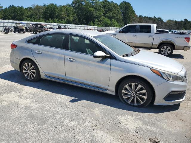 5NPE34AF2FH068013 - 2015 HYUNDAI SONATA SPORT 银色 照片 4