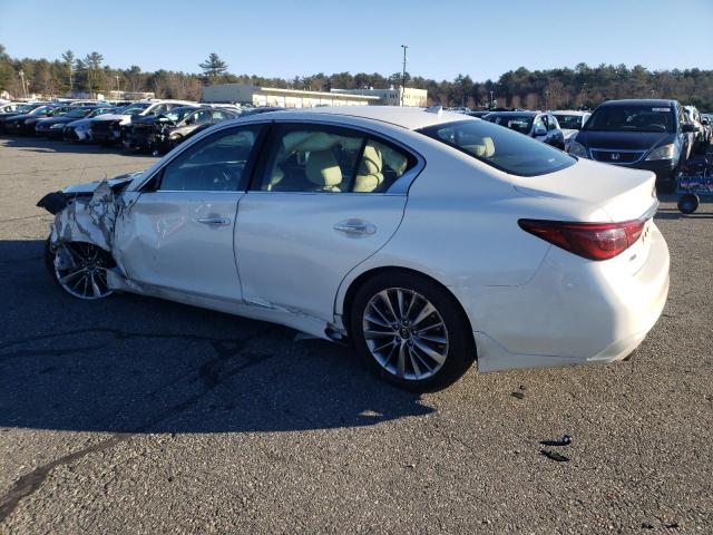 JN1EV7AR0KM550231 - 2019 INFINITI Q50 LUXE WHITE photo 2