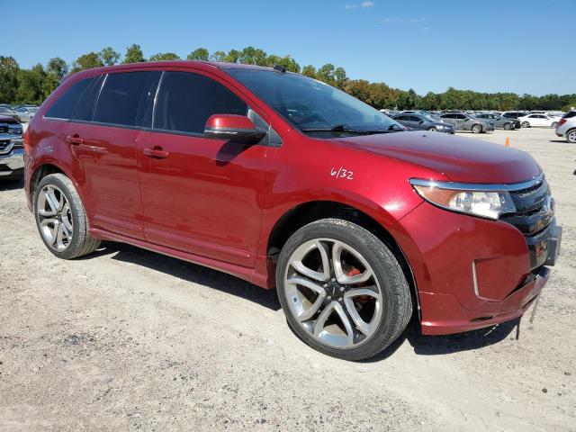 2FMDK3AK8EBA94840 - 2014 FORD EDGE SPORT RED photo 4