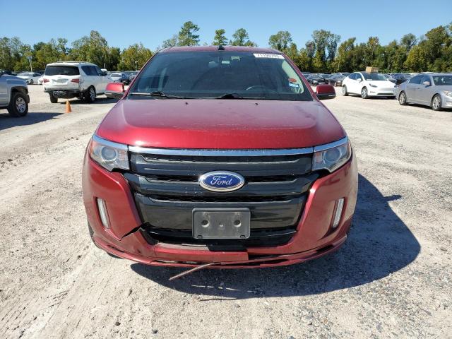 2FMDK3AK8EBA94840 - 2014 FORD EDGE SPORT RED photo 5