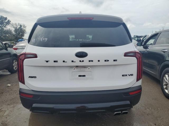 5XYP3DHC7MG121023 - 2021 KIA TELLURIDE EX WHITE photo 6