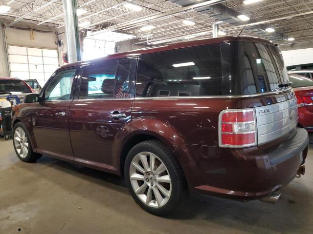 2FMHK6DT1CBD14887 - 2012 FORD FLEX LIMITED BURGUNDY photo 2