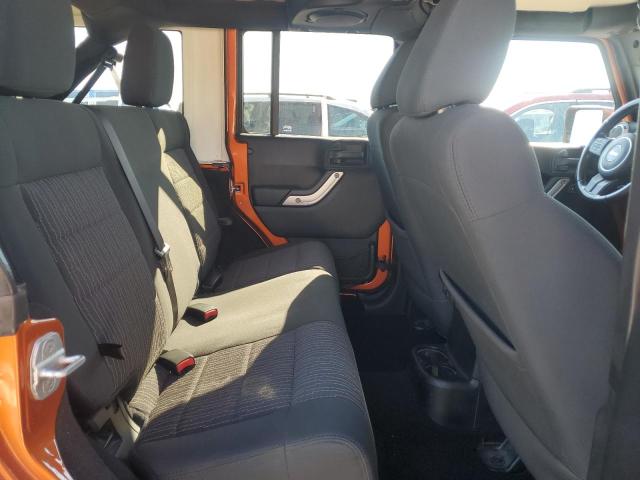 1J4BA5H16BL619942 - 2011 JEEP WRANGLER U SAHARA ORANGE photo 10