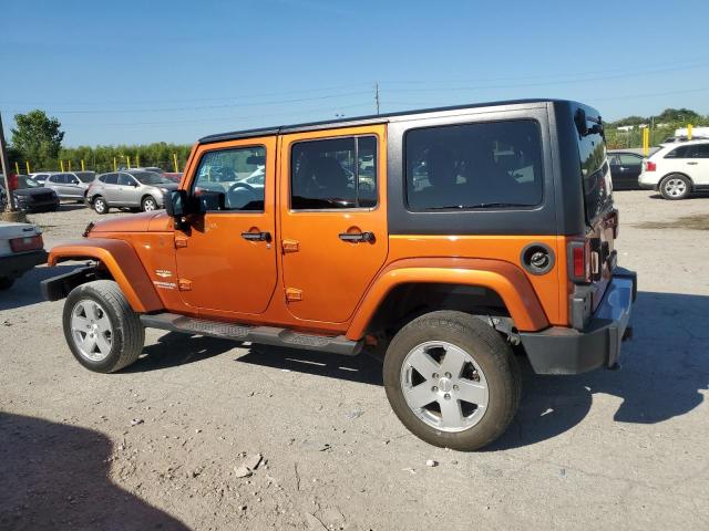 1J4BA5H16BL619942 - 2011 JEEP WRANGLER U SAHARA ORANGE photo 2