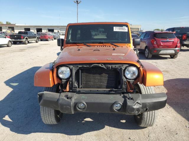1J4BA5H16BL619942 - 2011 JEEP WRANGLER U SAHARA ORANGE photo 5