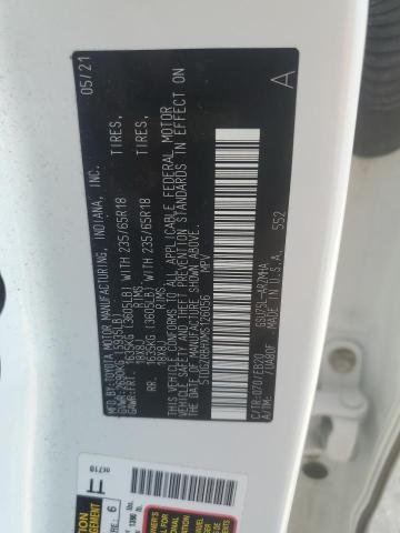 5TDGZRBHXMS126056 - 2021 TOYOTA HIGHLANDER XLE Biały zdjęcie 13