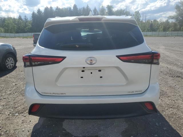 5TDGZRBHXMS126056 - 2021 TOYOTA HIGHLANDER XLE Biały zdjęcie 6