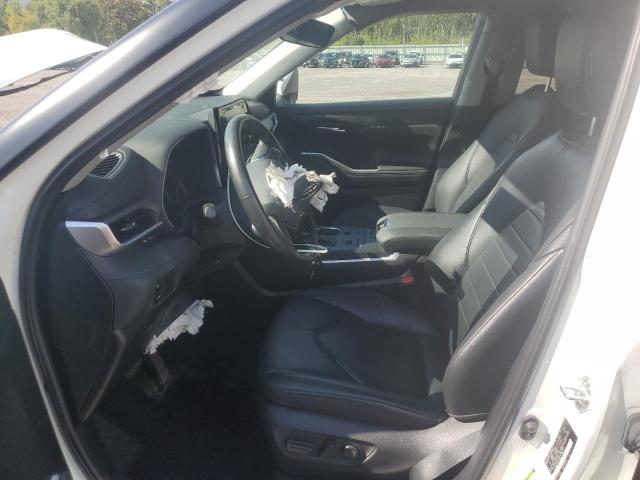 5TDGZRBHXMS126056 - 2021 TOYOTA HIGHLANDER XLE Biały zdjęcie 7
