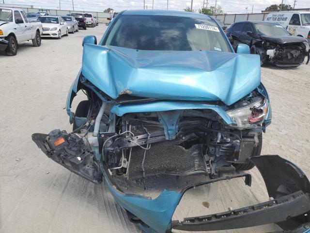 4A4AP4AU7EE015476 - 2014 MITSUBISHI OUTLANDER SE BLUE photo 5